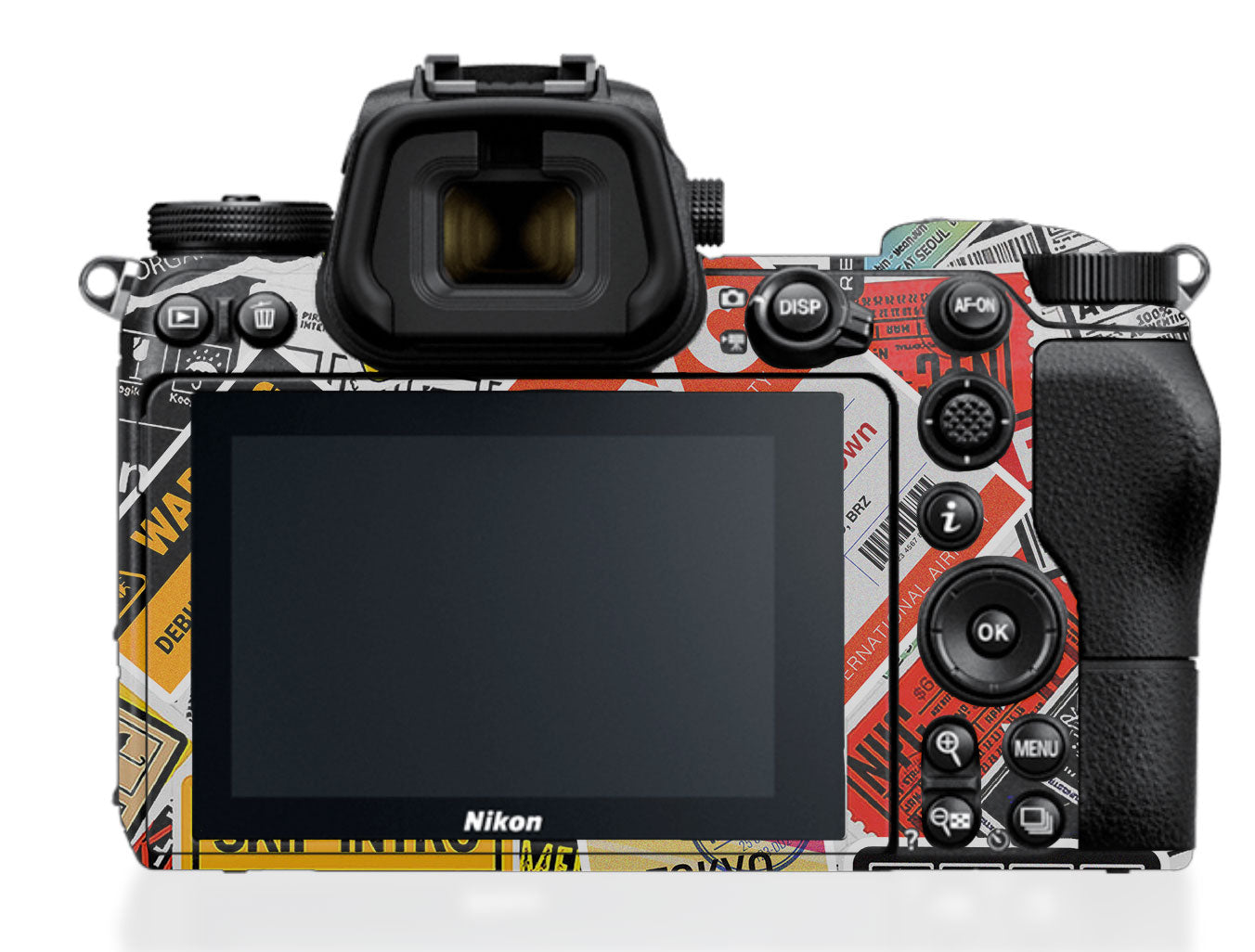 Tech Aesthetic Sticker Collage Nikon Z6 III Camera Skin