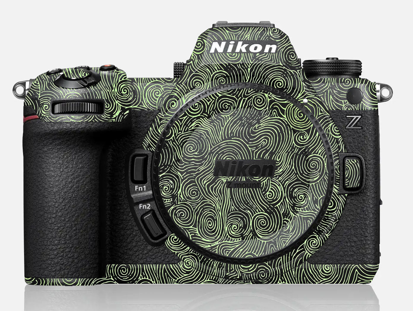 Green Spirals Nikon Z6 III Camera Skin