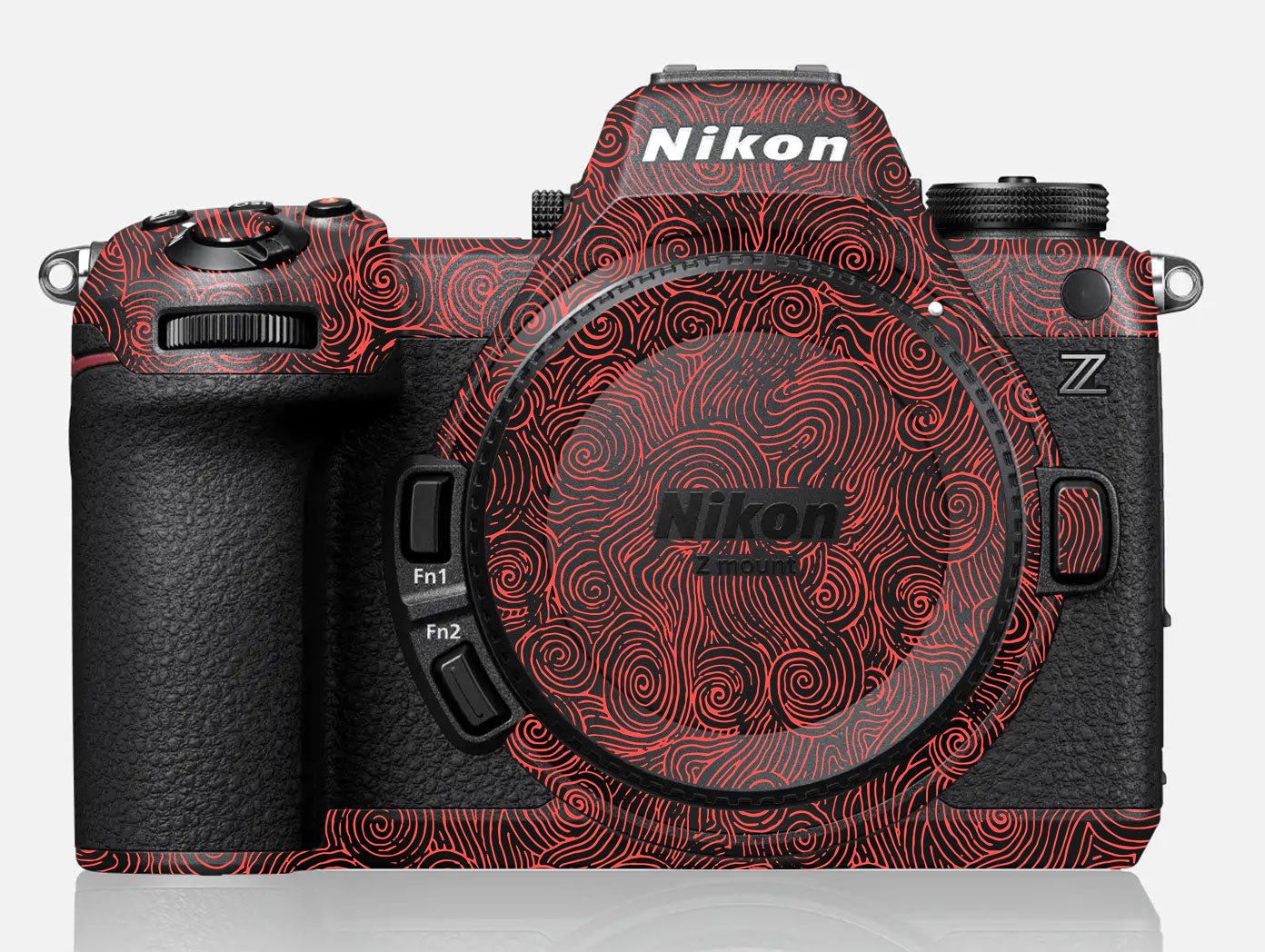 Red Spirals Nikon Z6 III Camera Skin