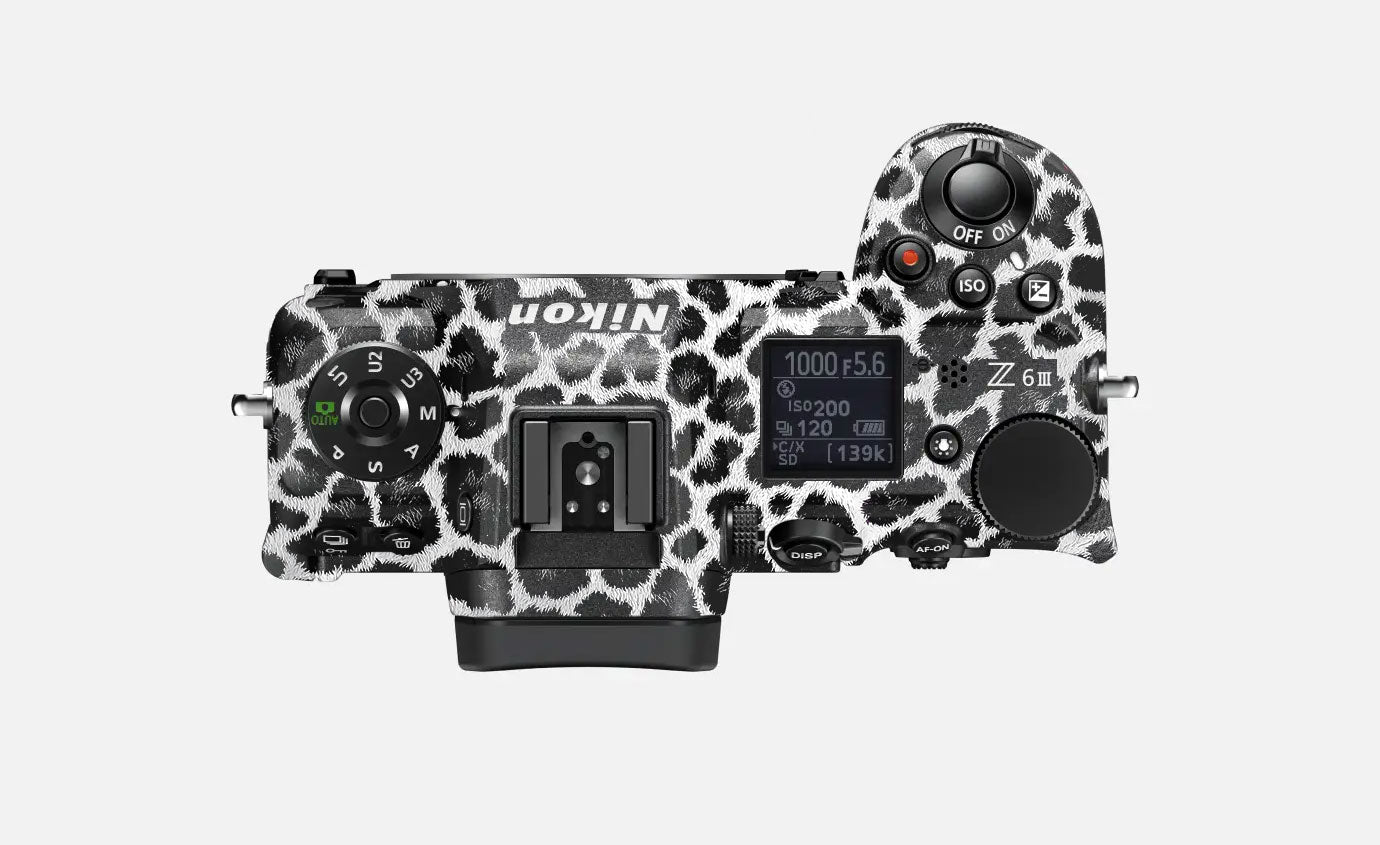 Snow Leopard Spots Nikon Z6 III Camera Skin