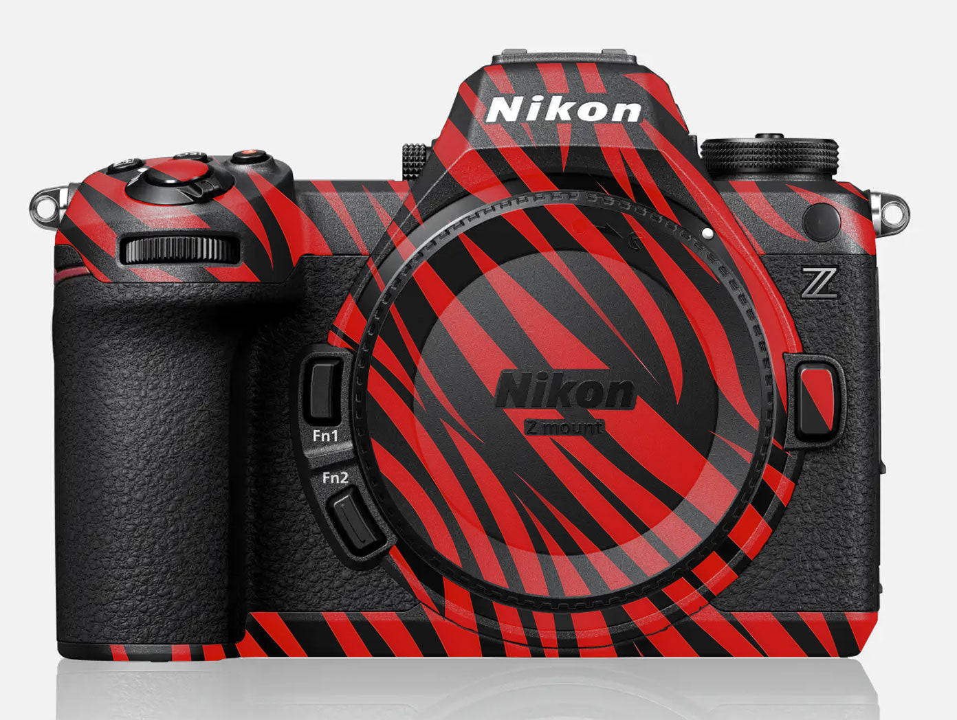 Red and Black Stripes Nikon Z6 III Camera Skin