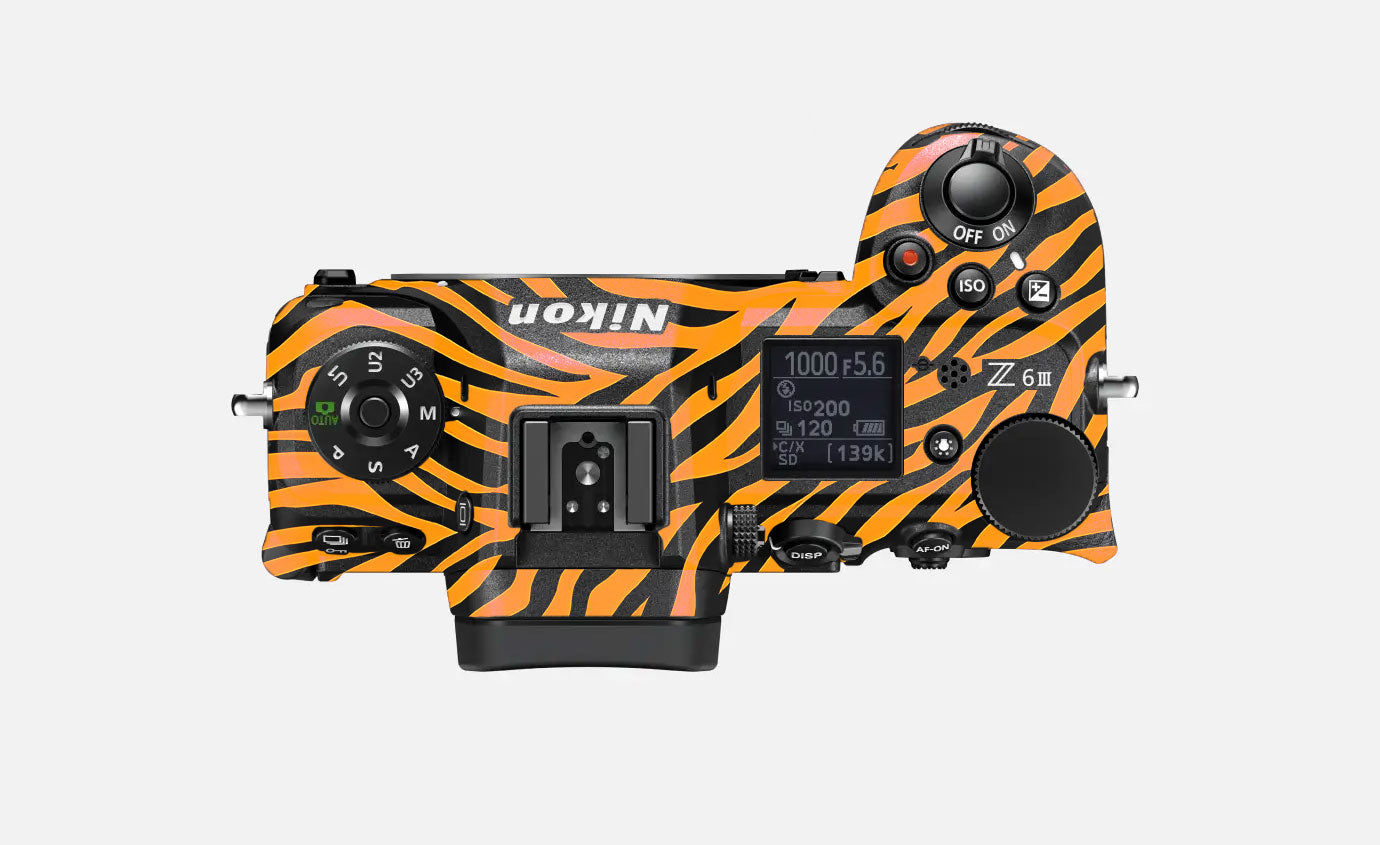 Zebra Gold Pattern Nikon Z6 III Camera Skin