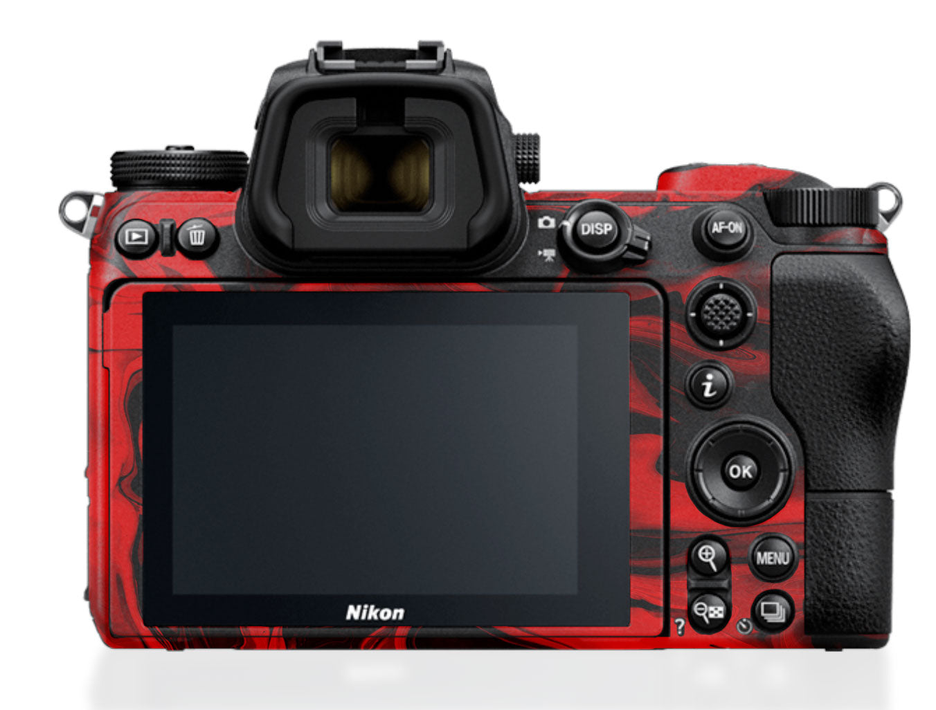 Red Lava Flow Nikon Z6 III Camera Skin