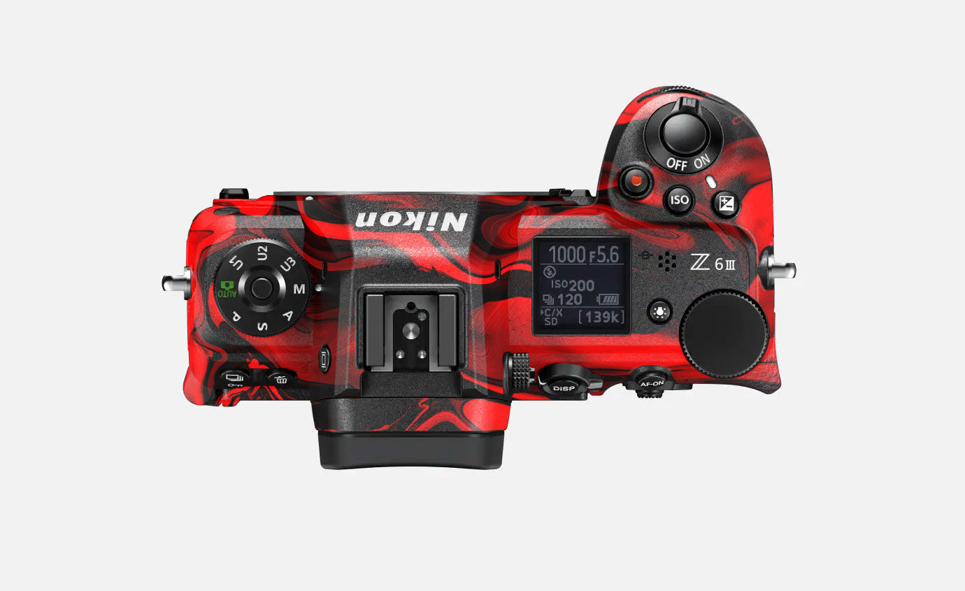 Red Lava Flow Nikon Z6 III Camera Skin