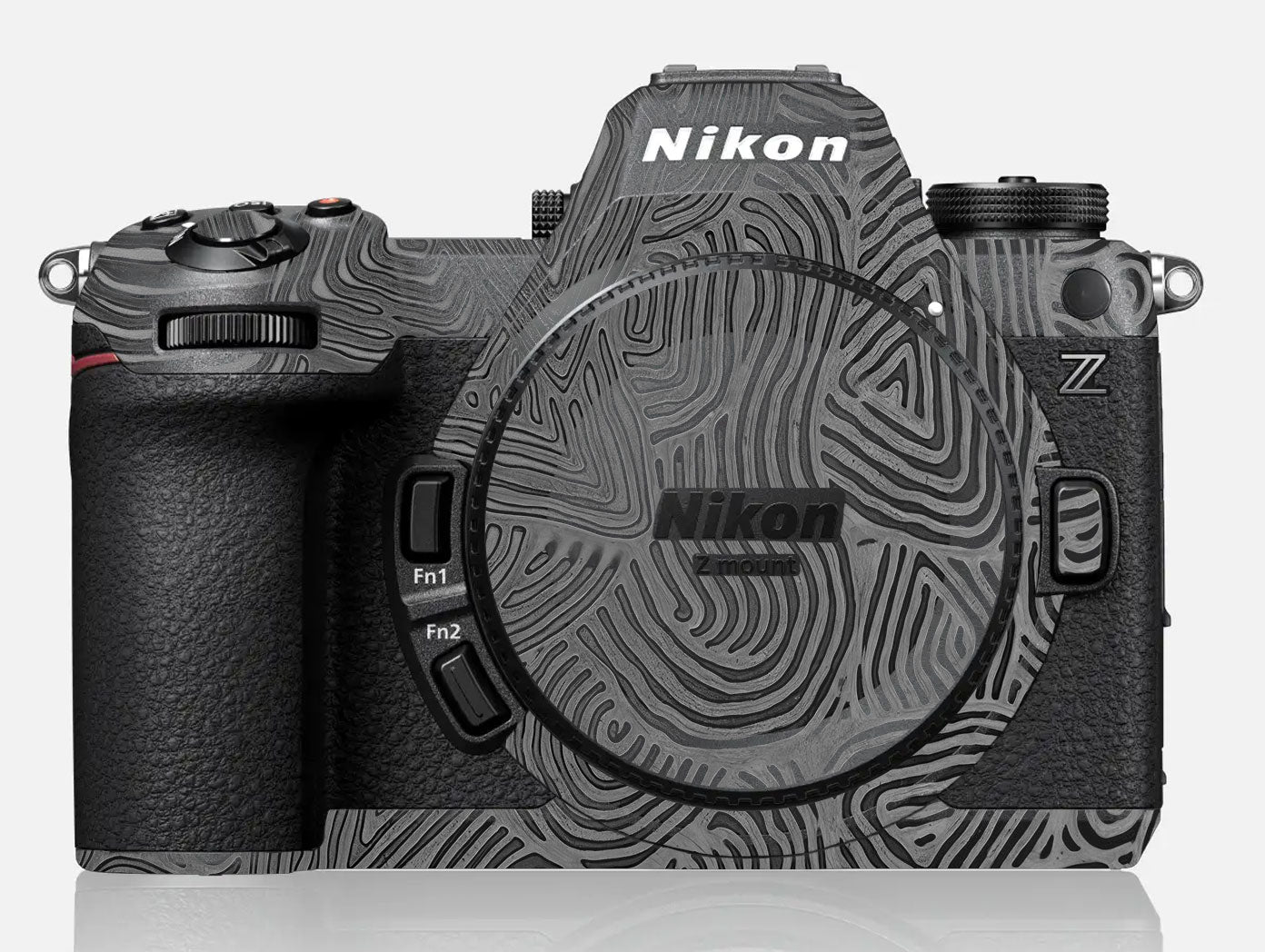Monochrome Line Maze Nikon Z6 III Camera Skin