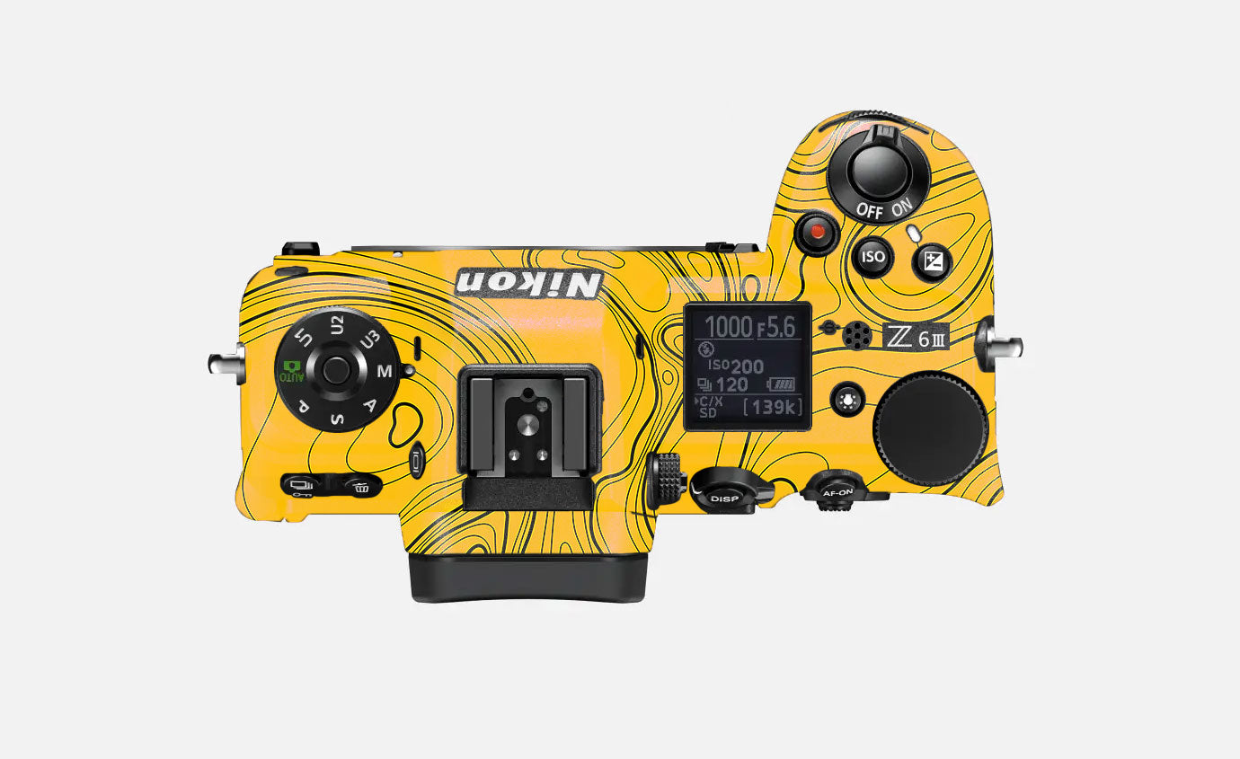 Topographic Map Pattern Nikon Z6 III Camera Skin