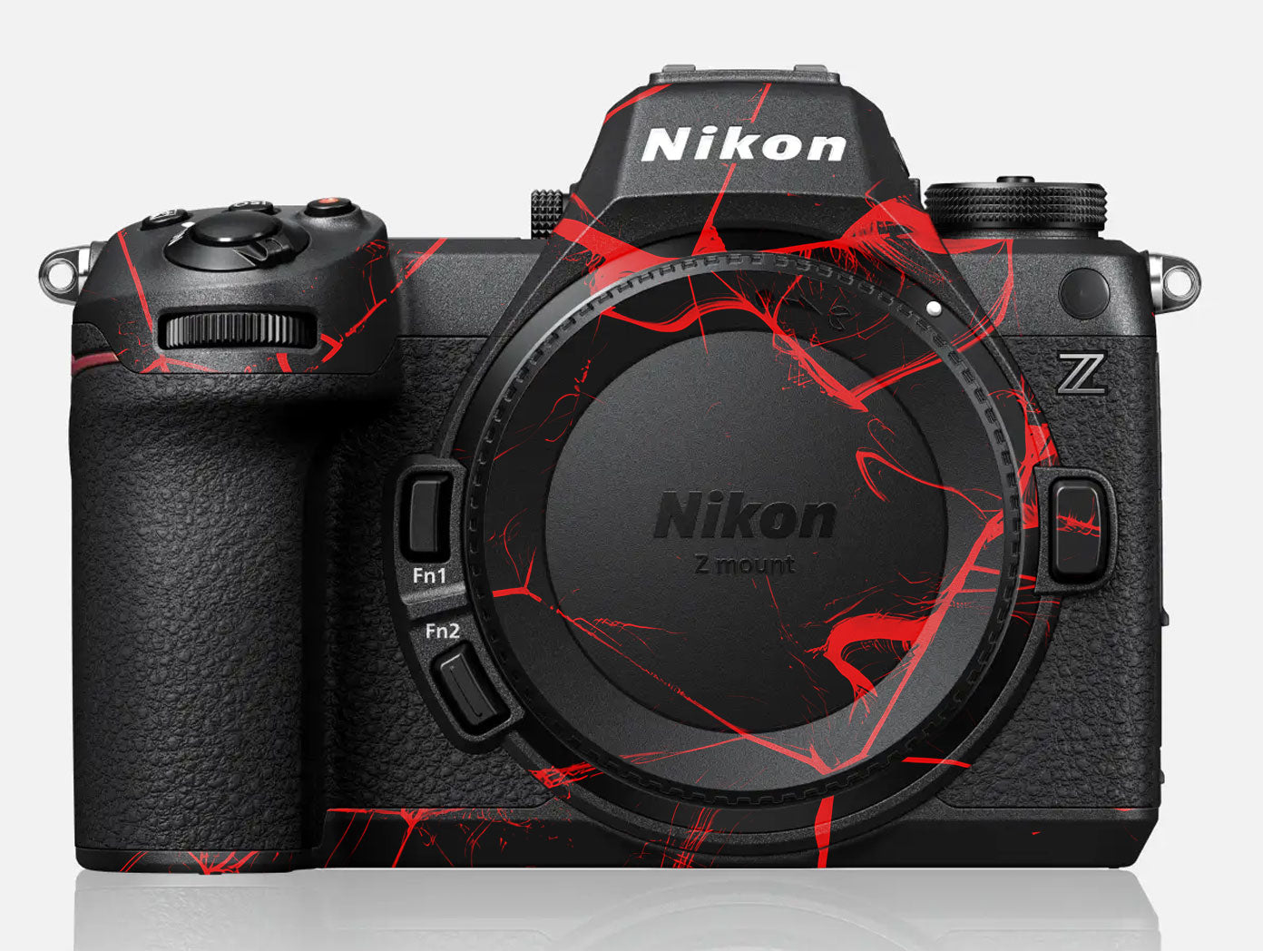 Red Neural Grid Nikon Z6 III Camera Skin