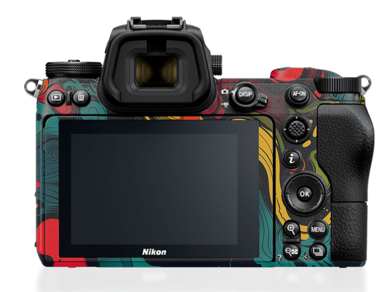 Psychedelic Color Swirl Nikon Z6 III Camera Skin