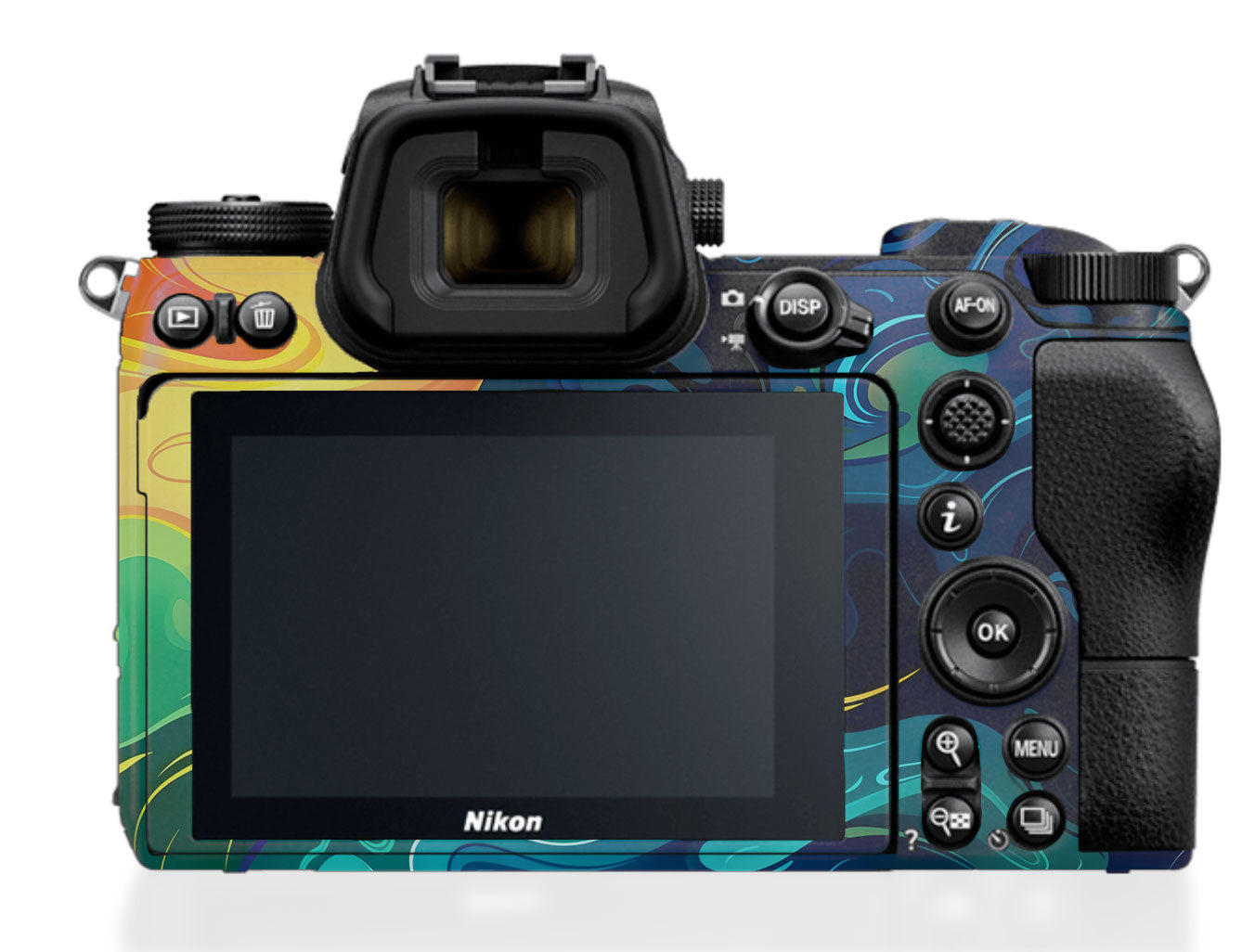 Rainbow Liquid Fusion Nikon Z6 III Camera Skin