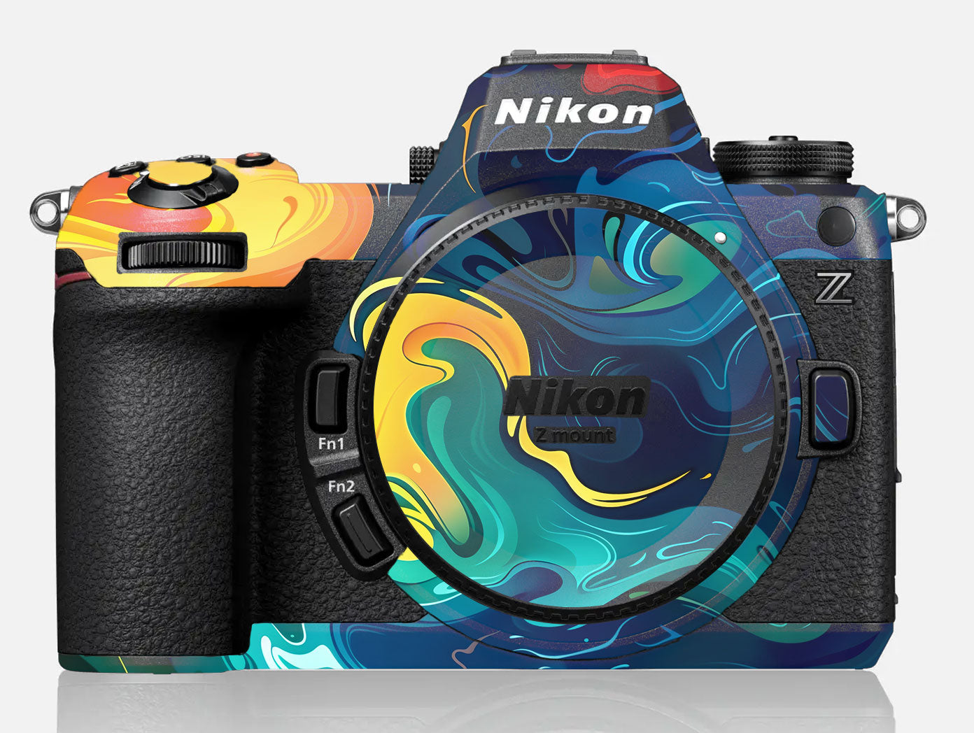 Rainbow Liquid Fusion Nikon Z6 III Camera Skin