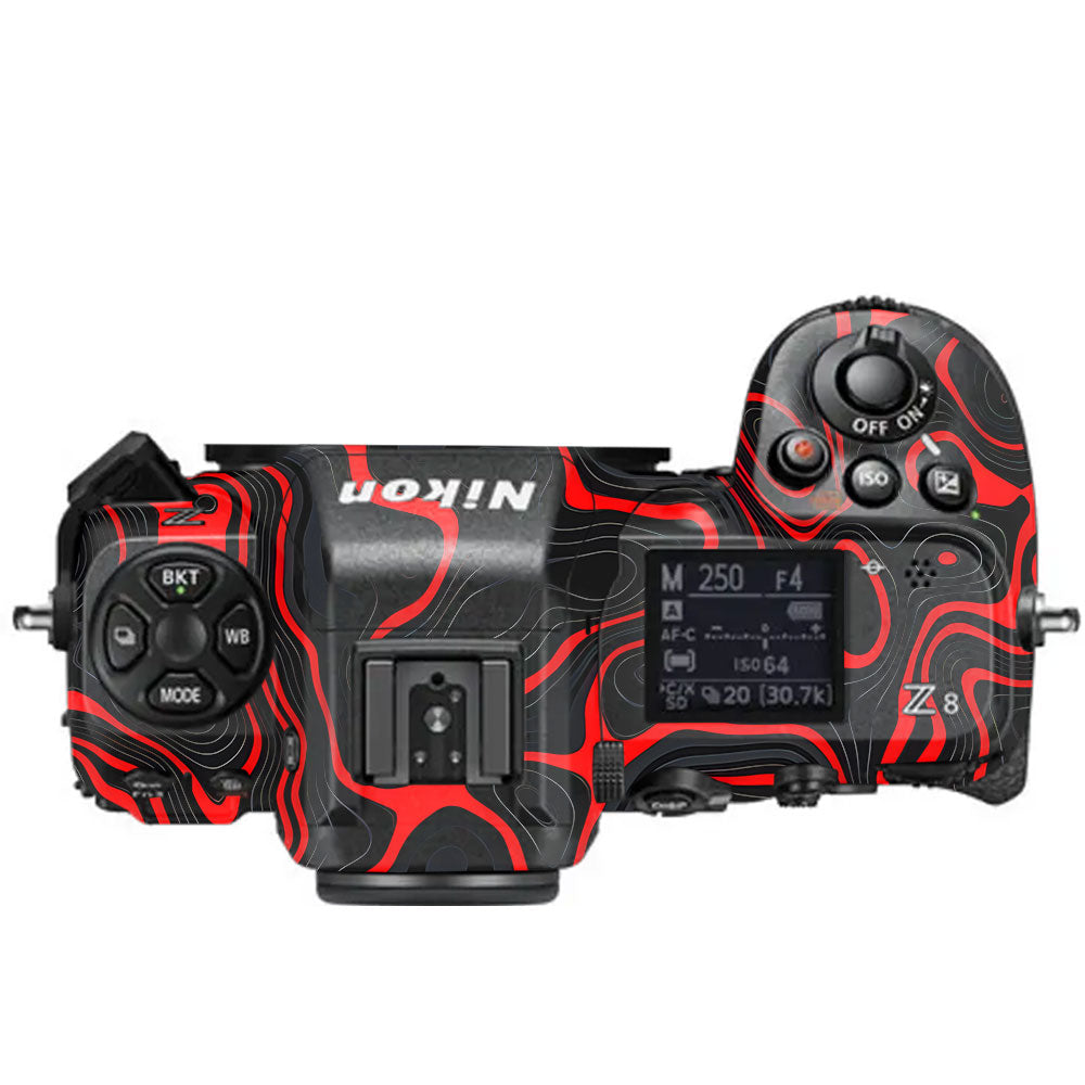 Crimson Waves Nikon Z8 Camera Skin