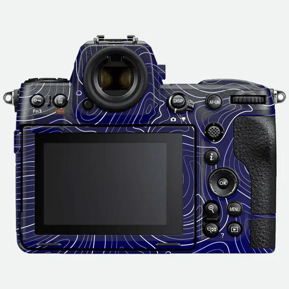 Deep Blue Contour Nikon Z8 Camera Skin