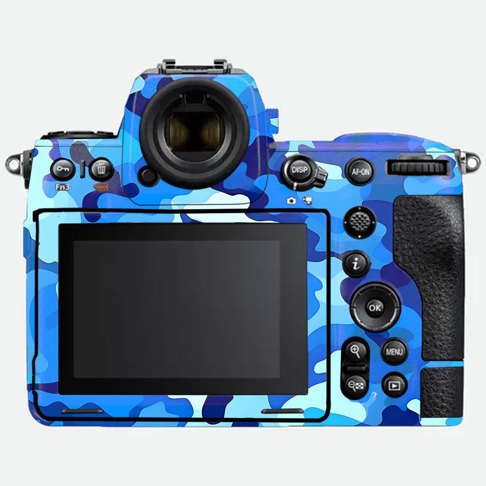Arctic Blue Camo Pattern Nikon Z8 Camera Skin