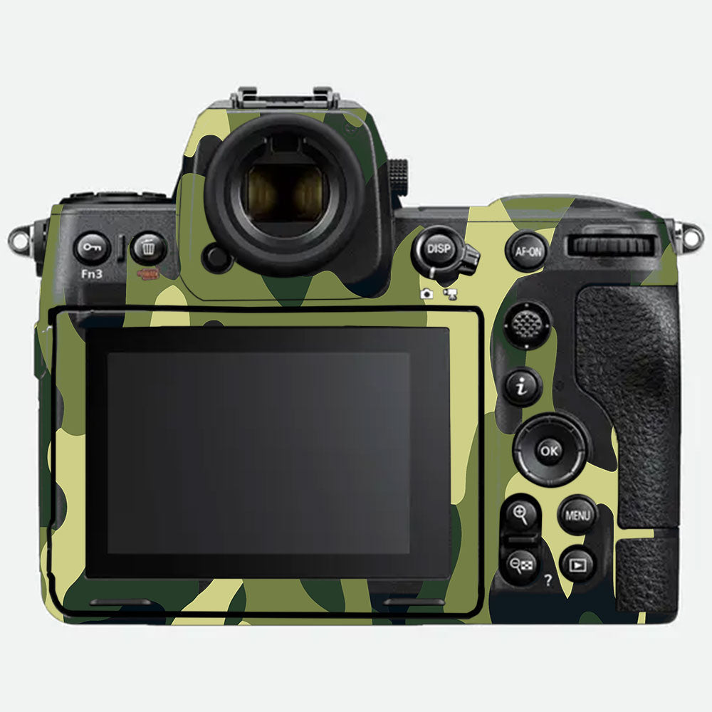 Forest Green Camo Nikon Z8 Camera Skin
