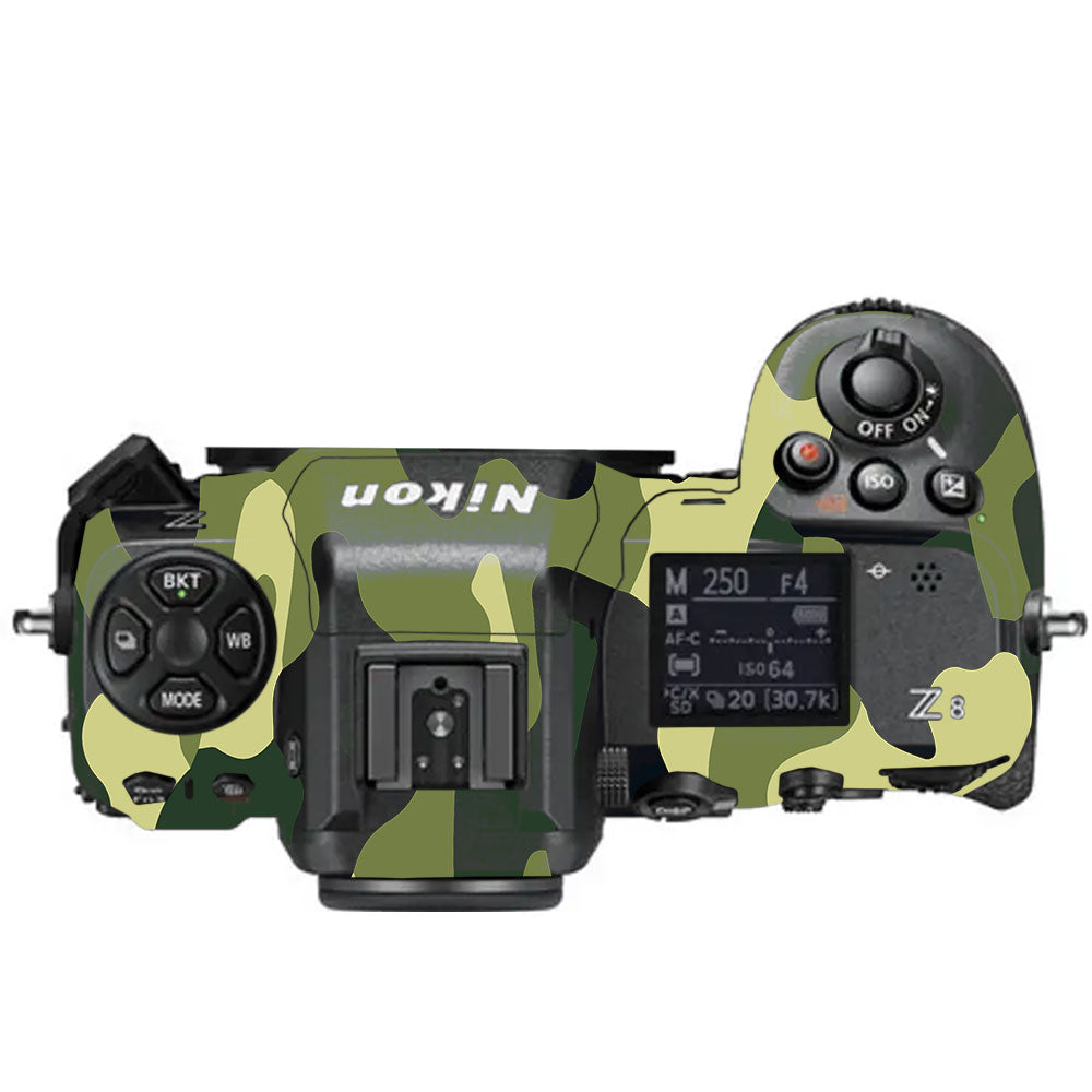 Forest Green Camo Nikon Z8 Camera Skin