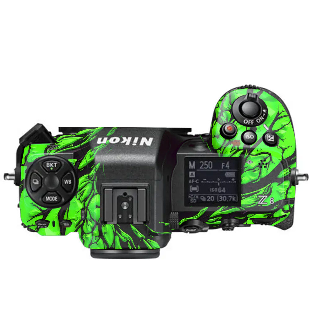 Venom Green Nikon Z8 Camera Skin