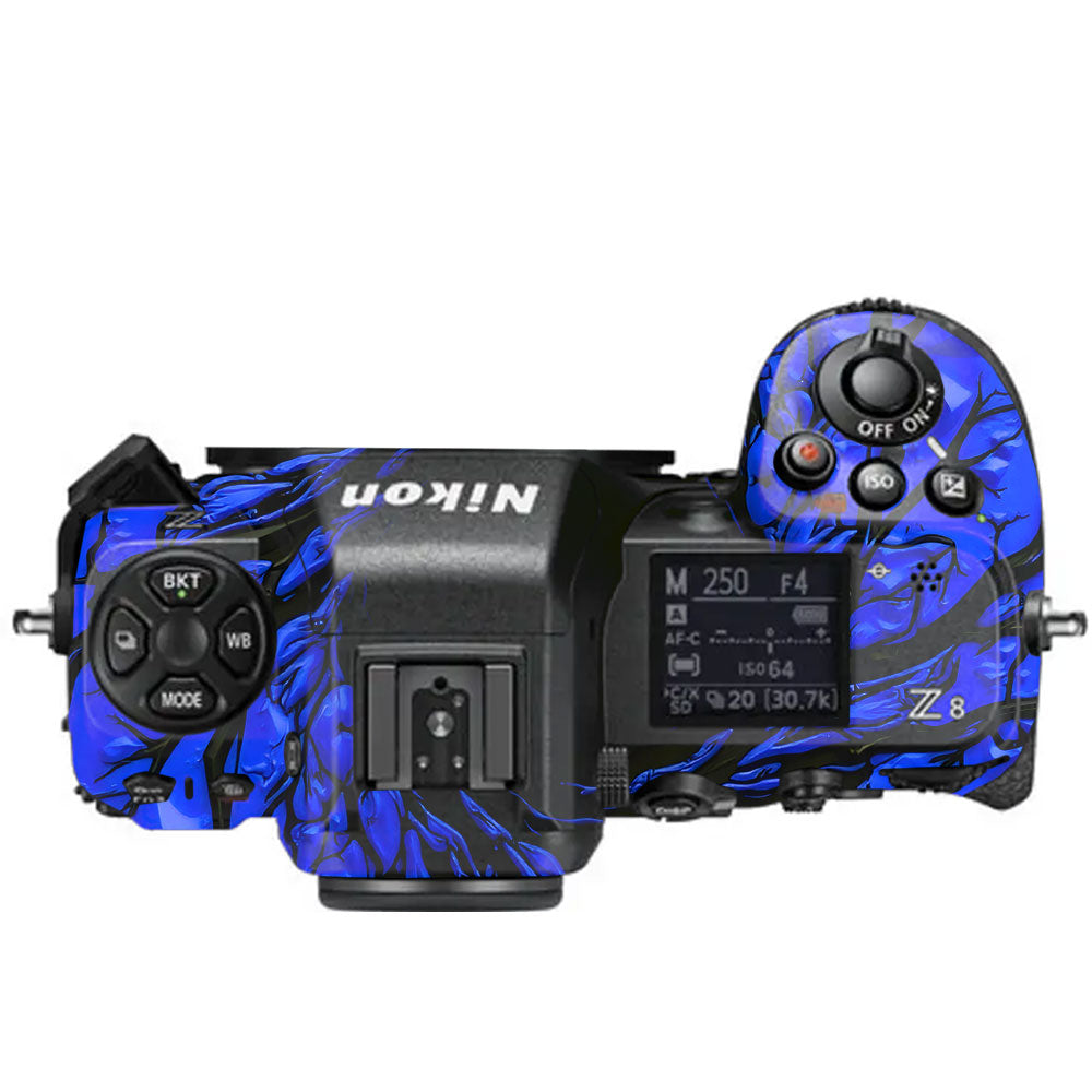 Venom Blue Nikon Z8 Camera Skin