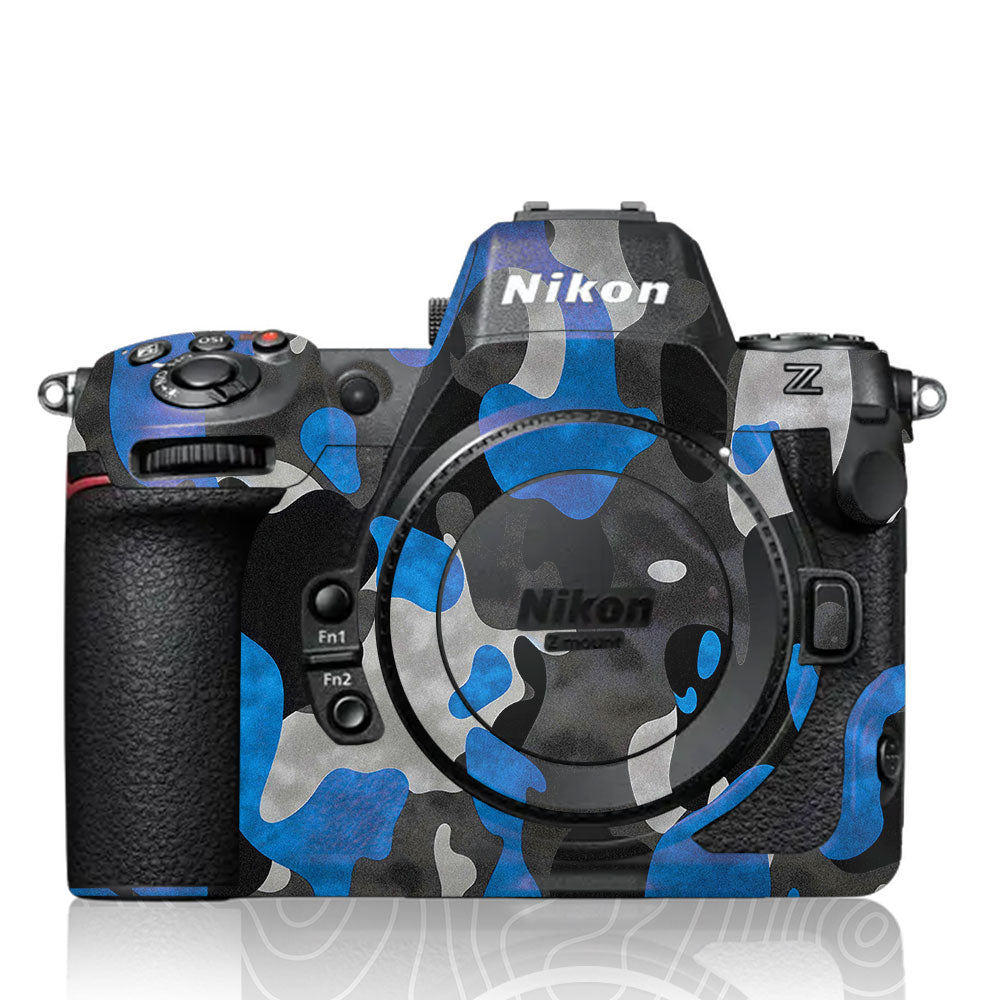 Blue Grey Camo Nikon Z8 Camera Skin