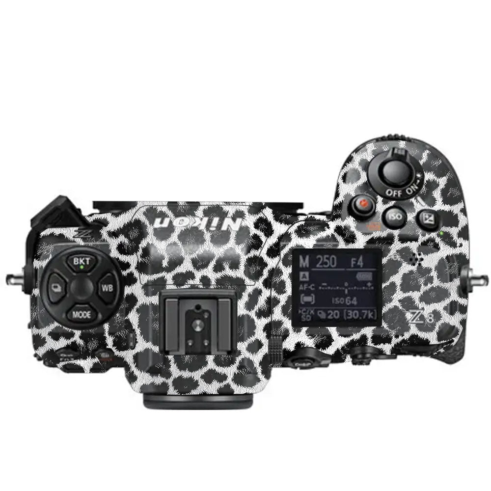 Snow Leopard Spots Nikon Z8 Camera Skin