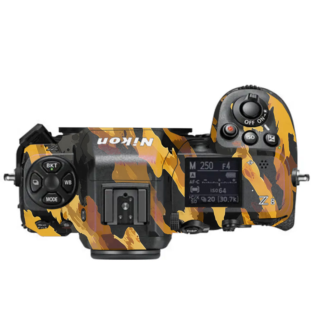 Camo Tiger Blend Nikon Z8 Camera Skin