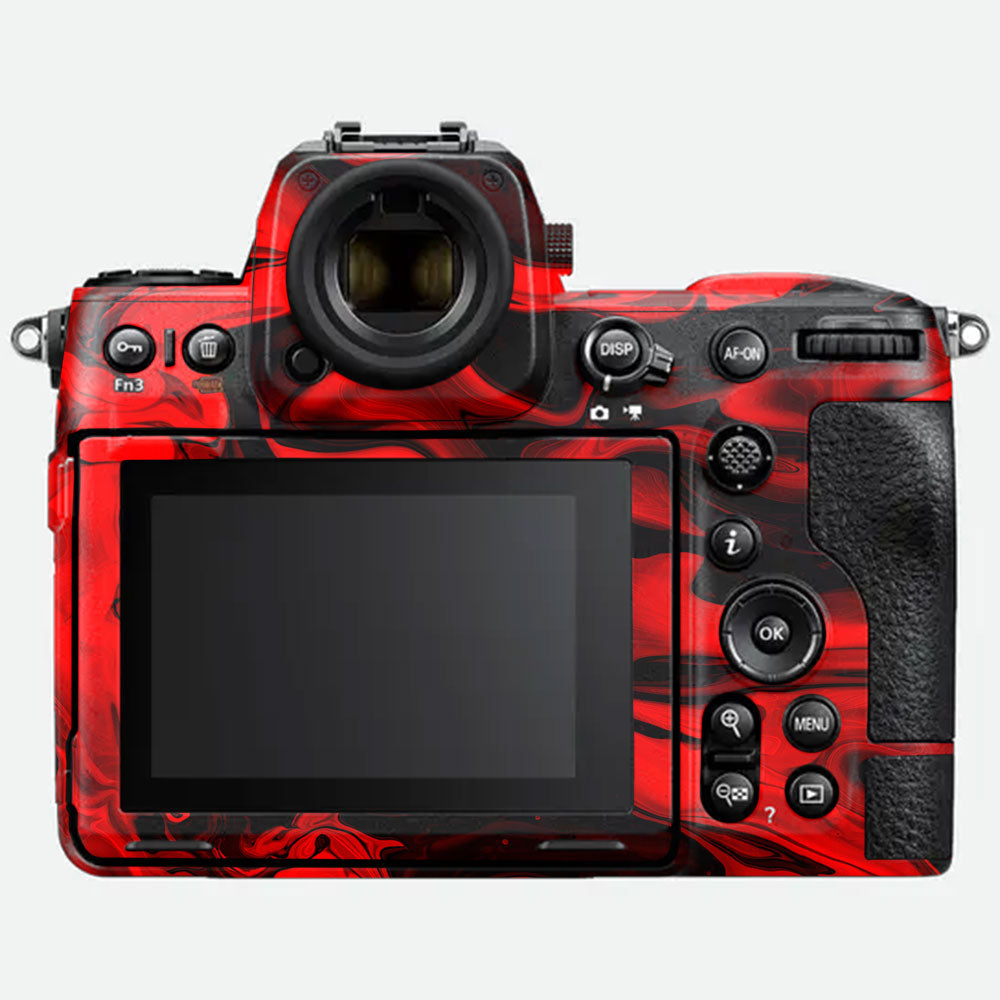 Red Lava Flow Nikon Z8 Camera Skin