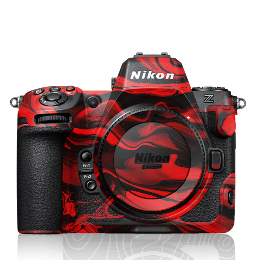 Red Lava Flow Nikon Z8 Camera Skin