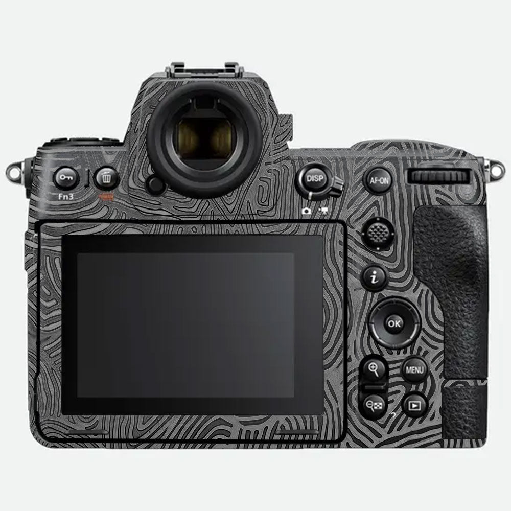 Monochrome Line Maze Nikon Z8 Camera Skin