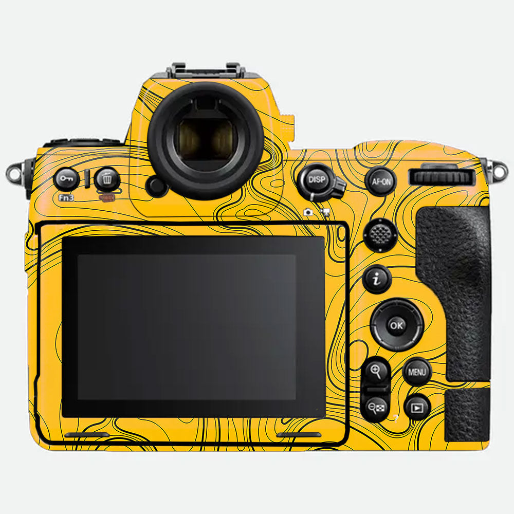Topographic Map Pattern Nikon Z8 Camera Skin