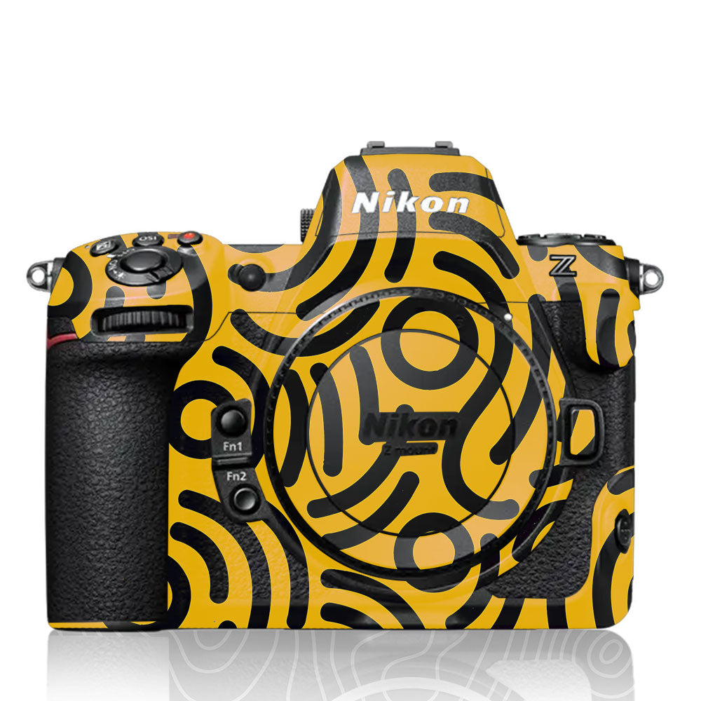 Minimal Yellow Wave Nikon Z8 Camera Skin