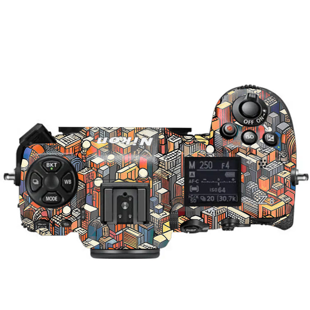 Isometric Cityscape Nikon Z8 Camera Skin