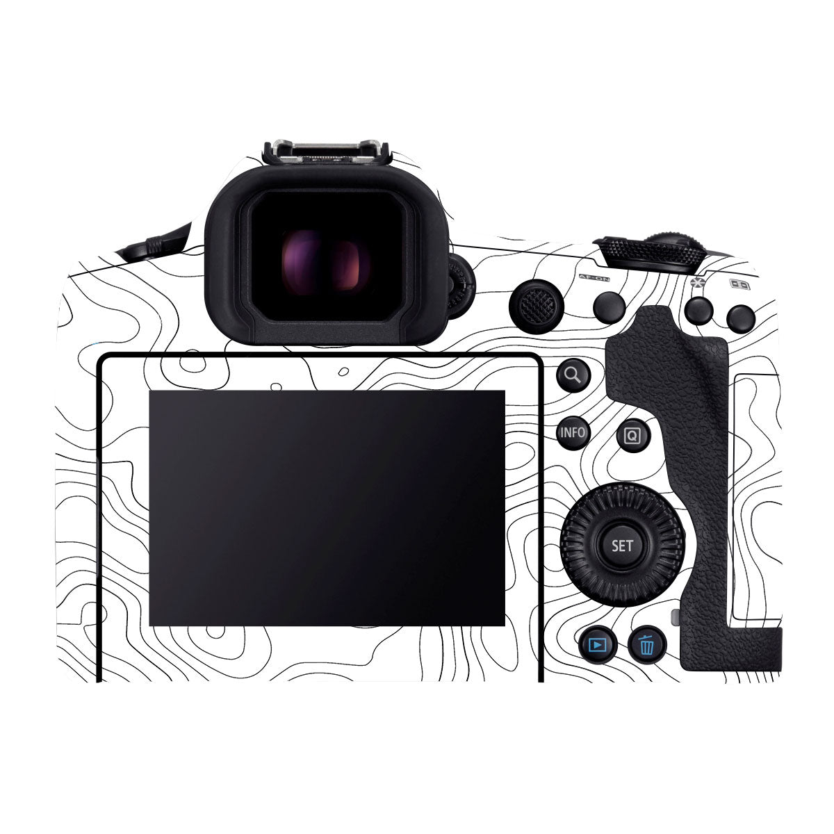 White Contour Design Canon EOS R5 Mark II Camera Skins