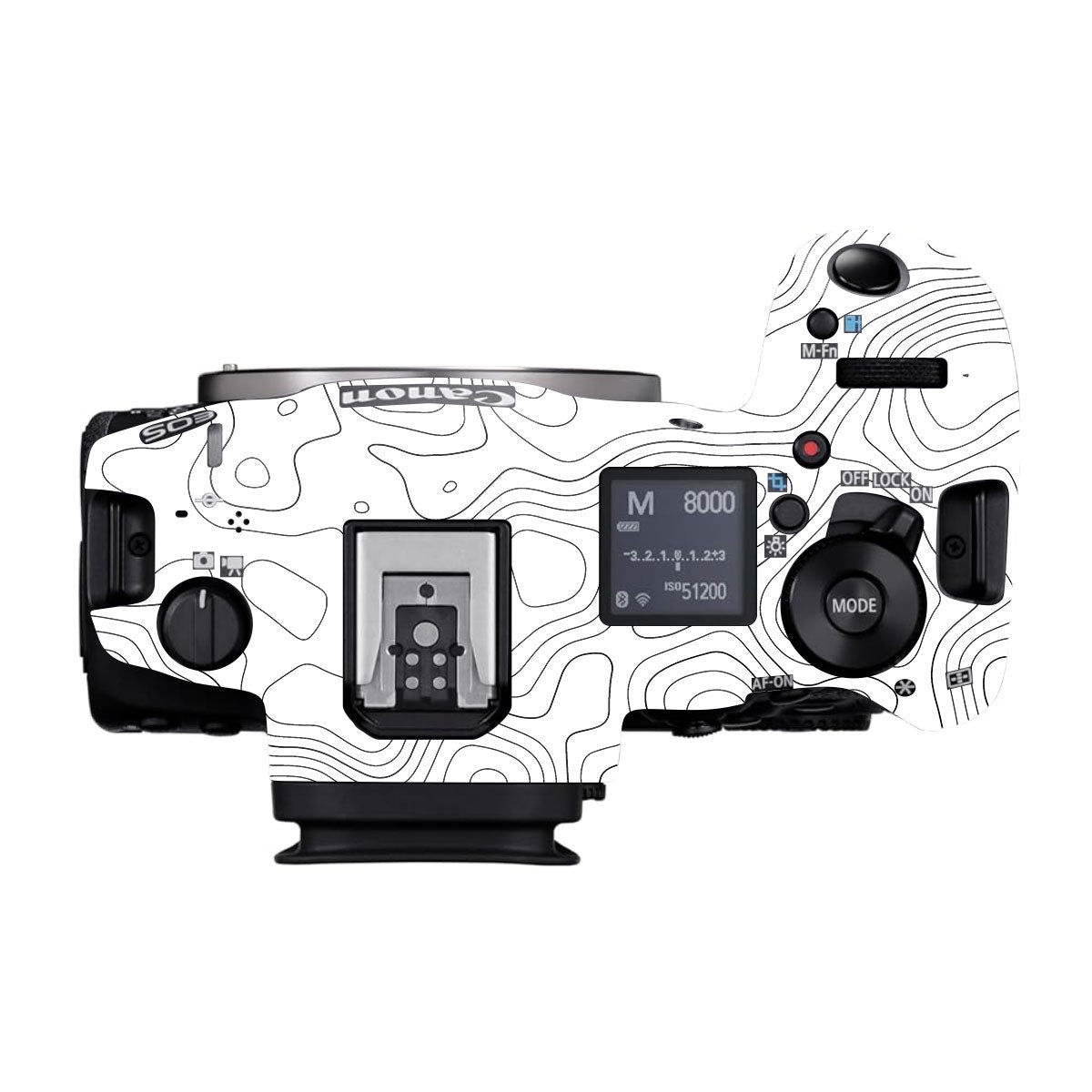 White Contour Design Canon EOS R5 Mark II Camera Skins