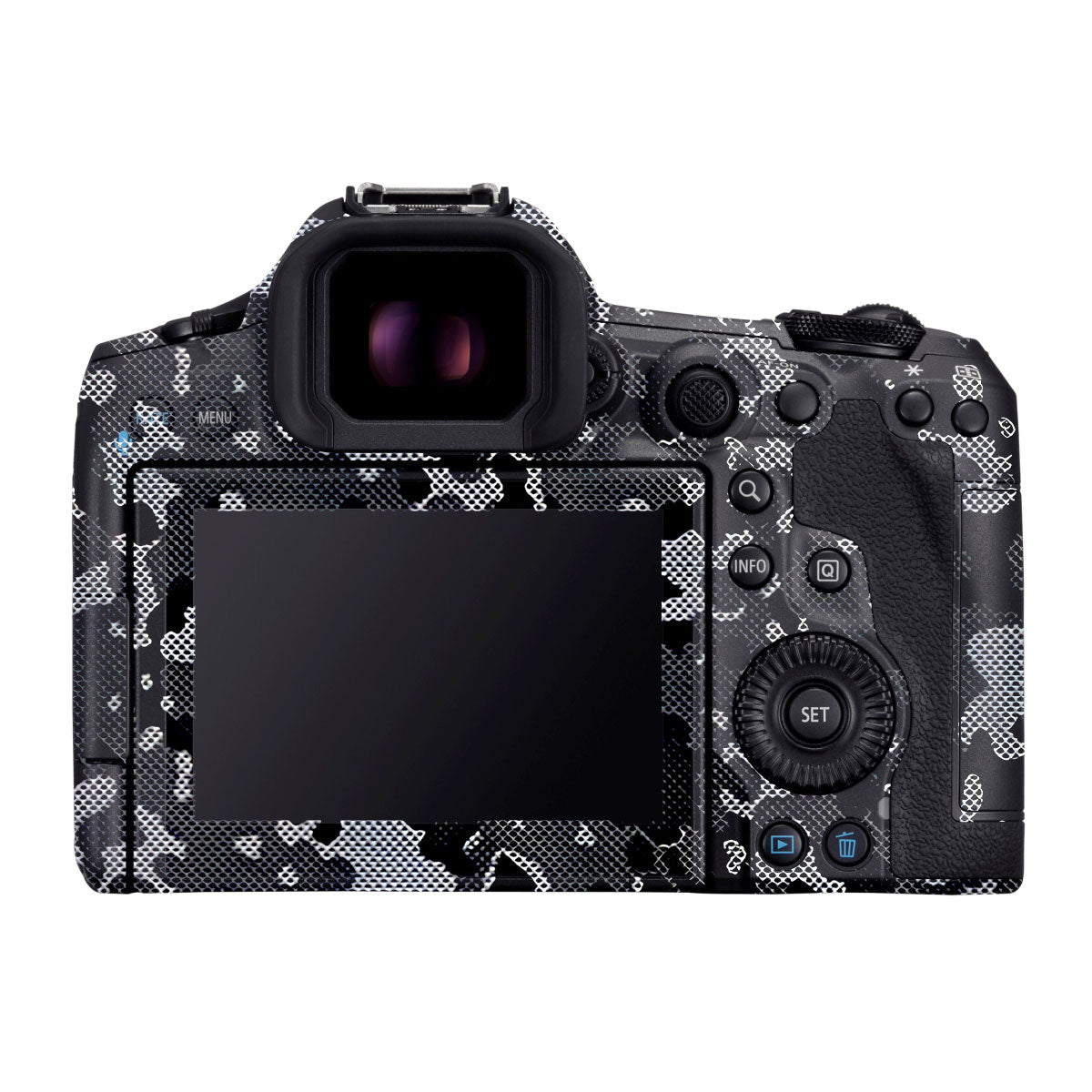 Stealth Grey Camo Canon EOS R5 Mark II Camera Skins