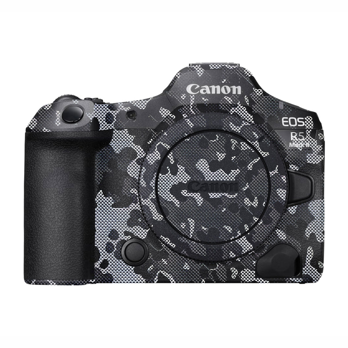 Stealth Grey Camo Canon EOS R5 Mark II Camera Skins