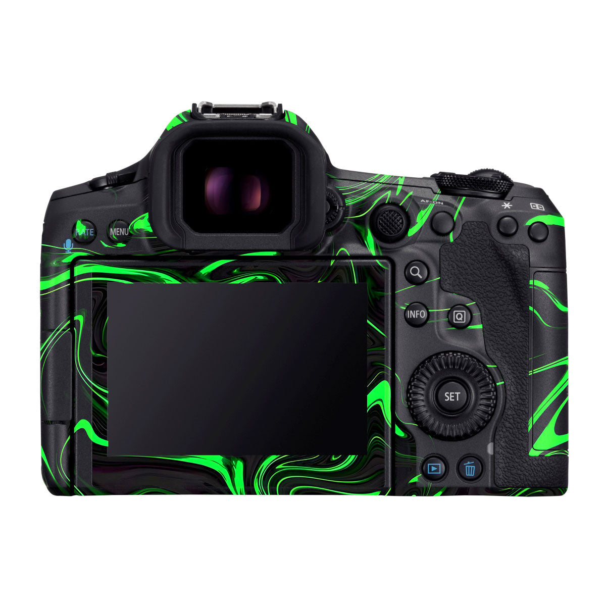 Green Liquid Pattern Canon EOS R5 Mark II Camera Skins