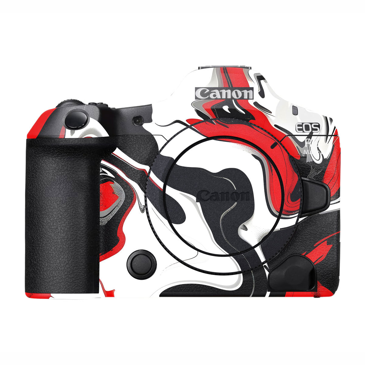 Scarlet and White Motion Canon EOS R5 Mark II Camera Skins
