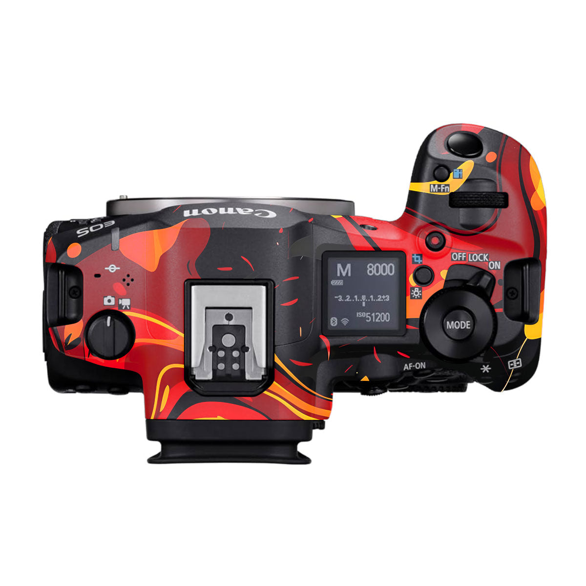 Lava Burst Canon EOS R5 Mark II Camera Skins
