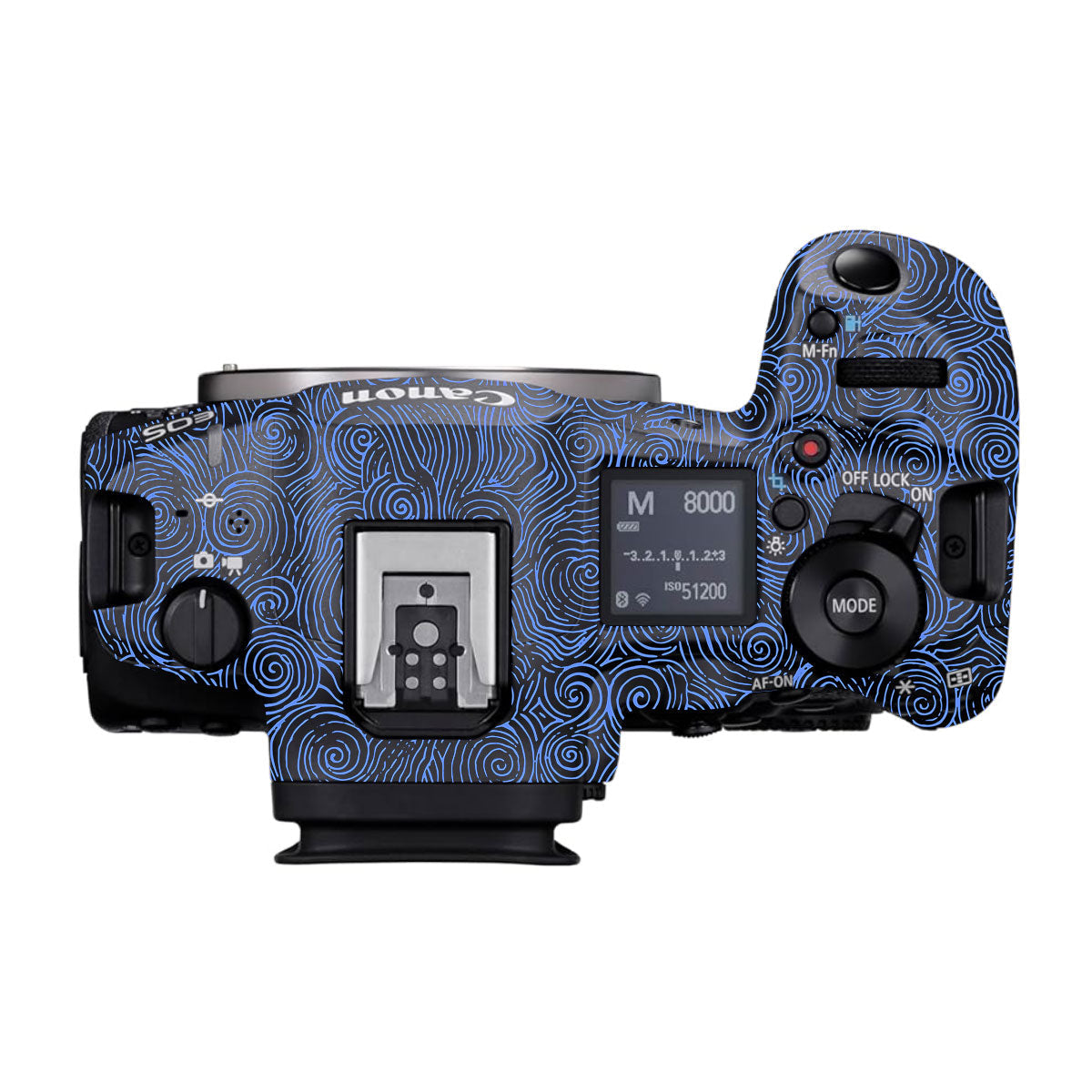 Blue Spirals Canon EOS R5 Mark II Camera Skins
