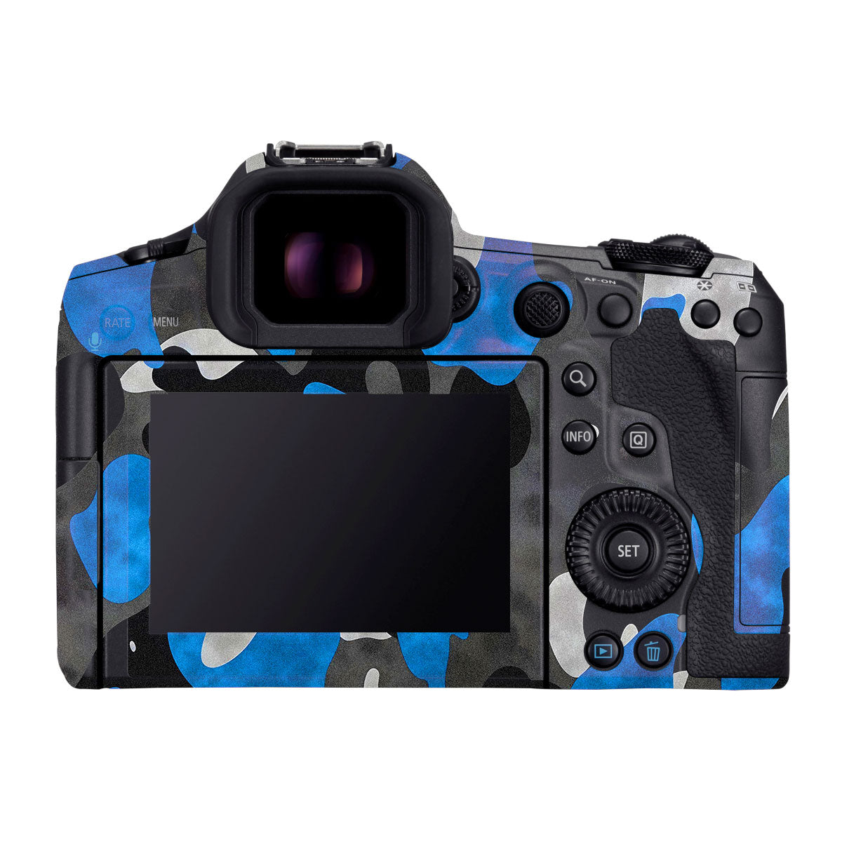 Blue Grey Camo Canon EOS R5 Mark II Camera Skins