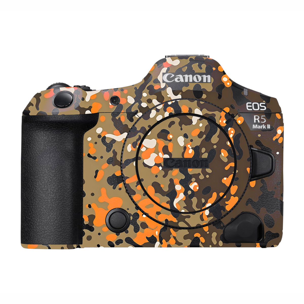 Orange Brown Spot Canon EOS R5 Mark II Camera Skins