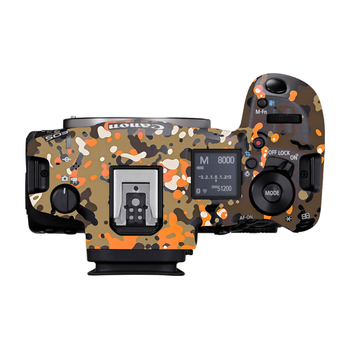 Orange Brown Spot Canon EOS R5 Mark II Camera Skins