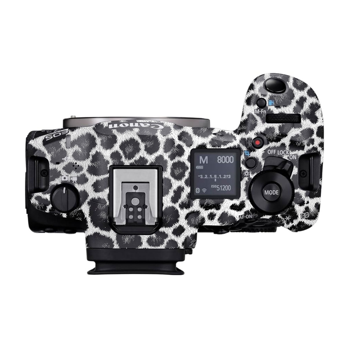 Snow Leopard Spots Canon EOS R5 Mark II Camera Skins