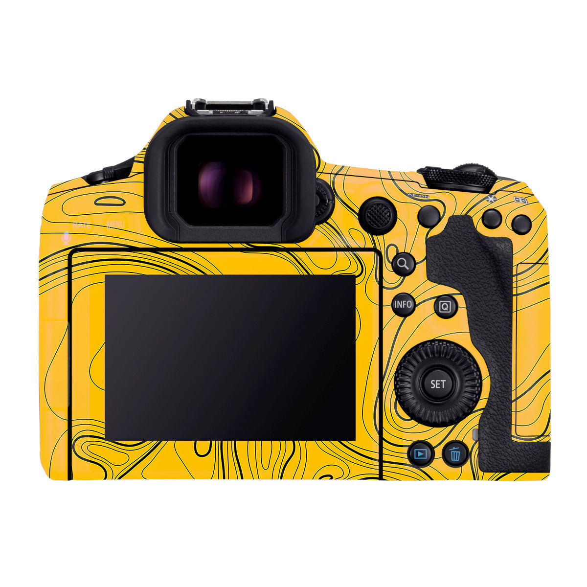 Topographic Map Pattern Canon EOS R5 Mark II Camera Skins