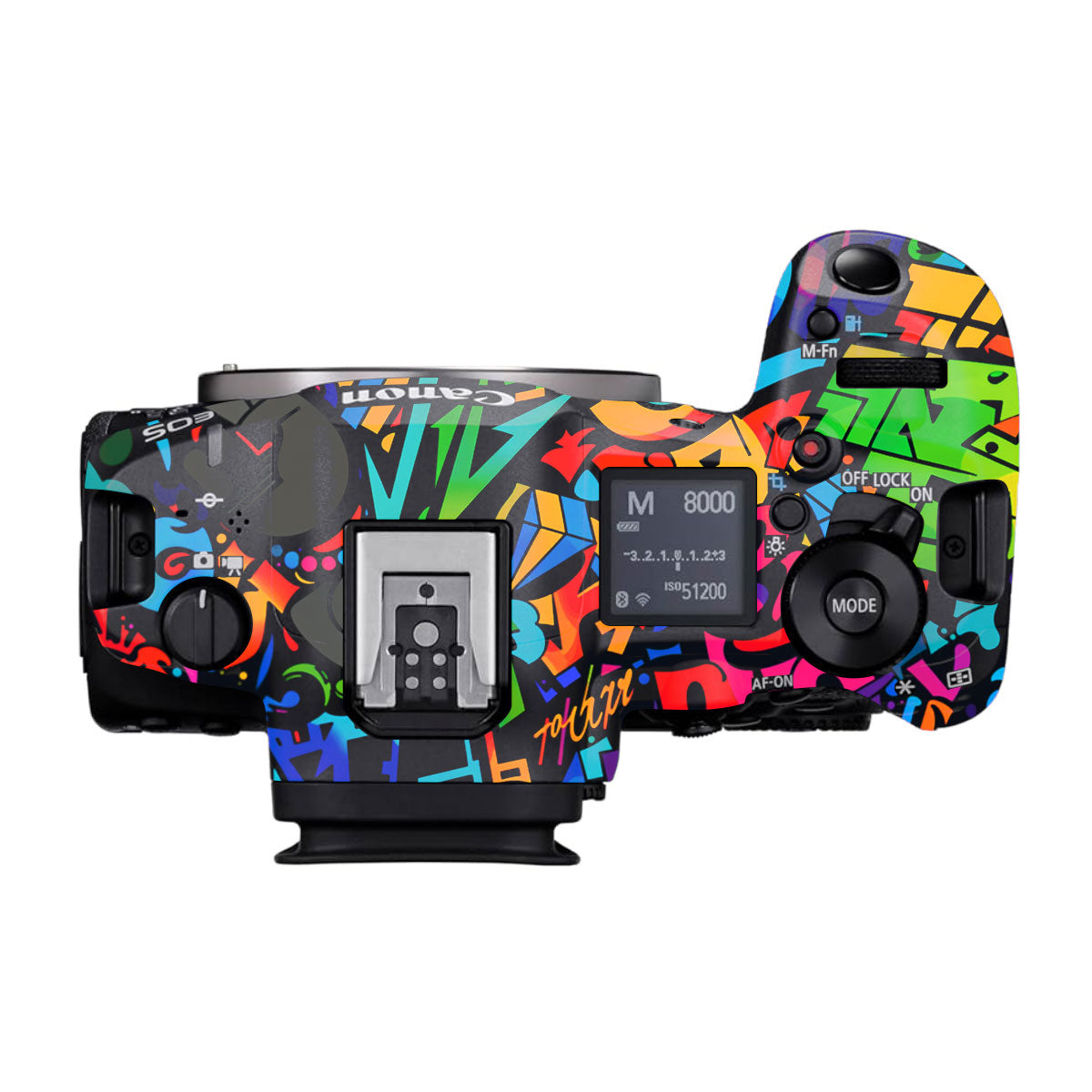 Colorful Urban Street Art Lettering Canon EOS R5 Mark II Camera Skins