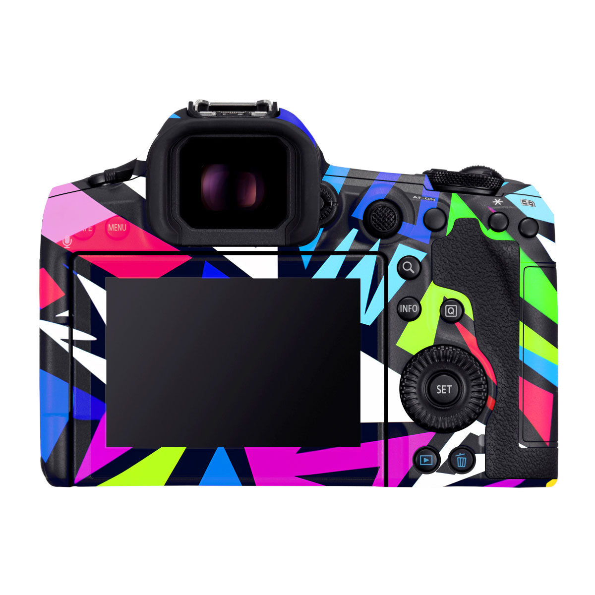 Bold Geometric Pop Canon EOS R5 Mark II Camera Skins