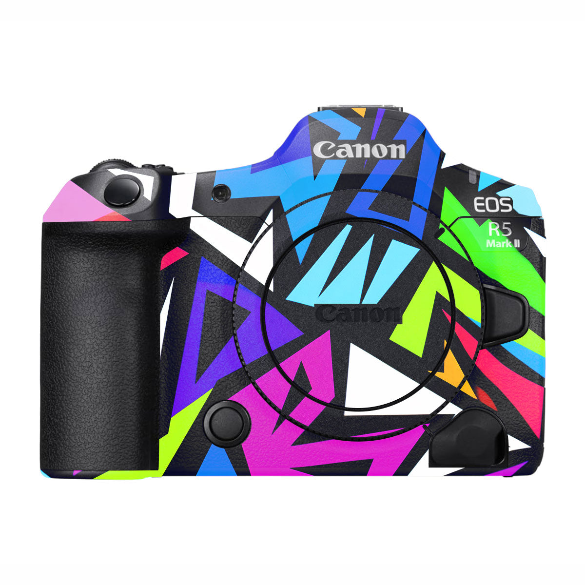 Bold Geometric Pop Canon EOS R5 Mark II Camera Skins