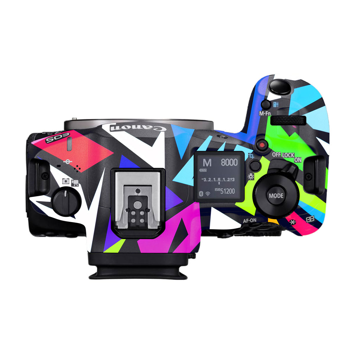 Bold Geometric Pop Canon EOS R5 Mark II Camera Skins