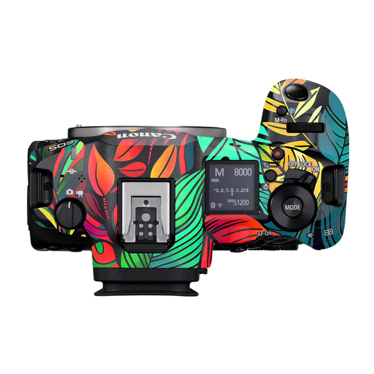 Tropical Jungle Leaves Canon EOS R5 Mark II Camera Skins