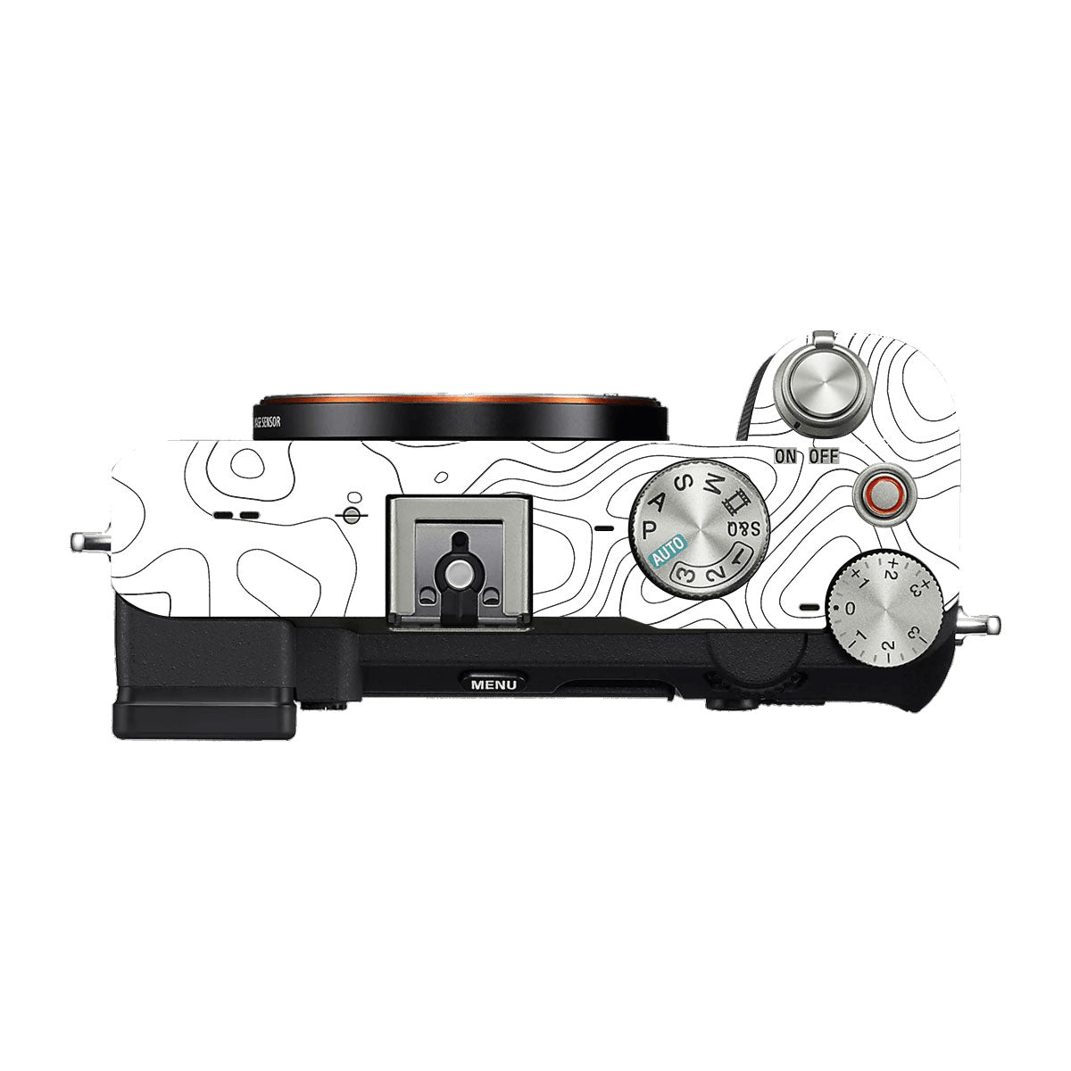 White Contour Design Sony A7 C Camera Skins