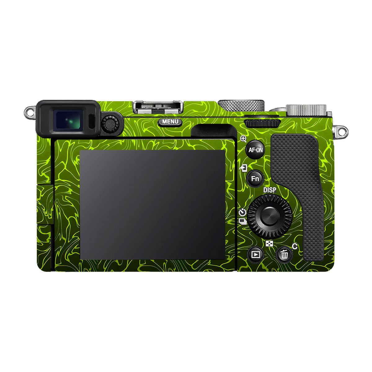 Lime Yellow to Black Gradient Sony A7 C Camera Skins